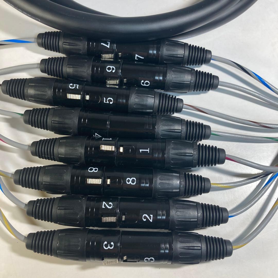 CANARE キャノンスネークケーブル（８ch）新品
