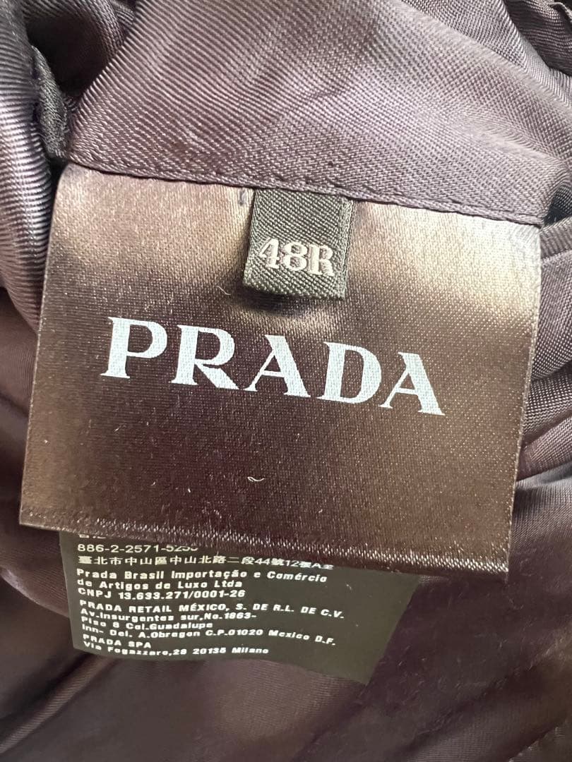 PRADA スーツ　ブラック ネイビー