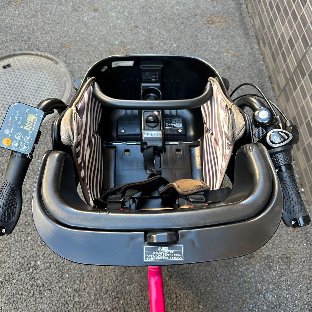 sakoパナソニック　電動自転車ギュット20インチ　前後チャイルドシート付
