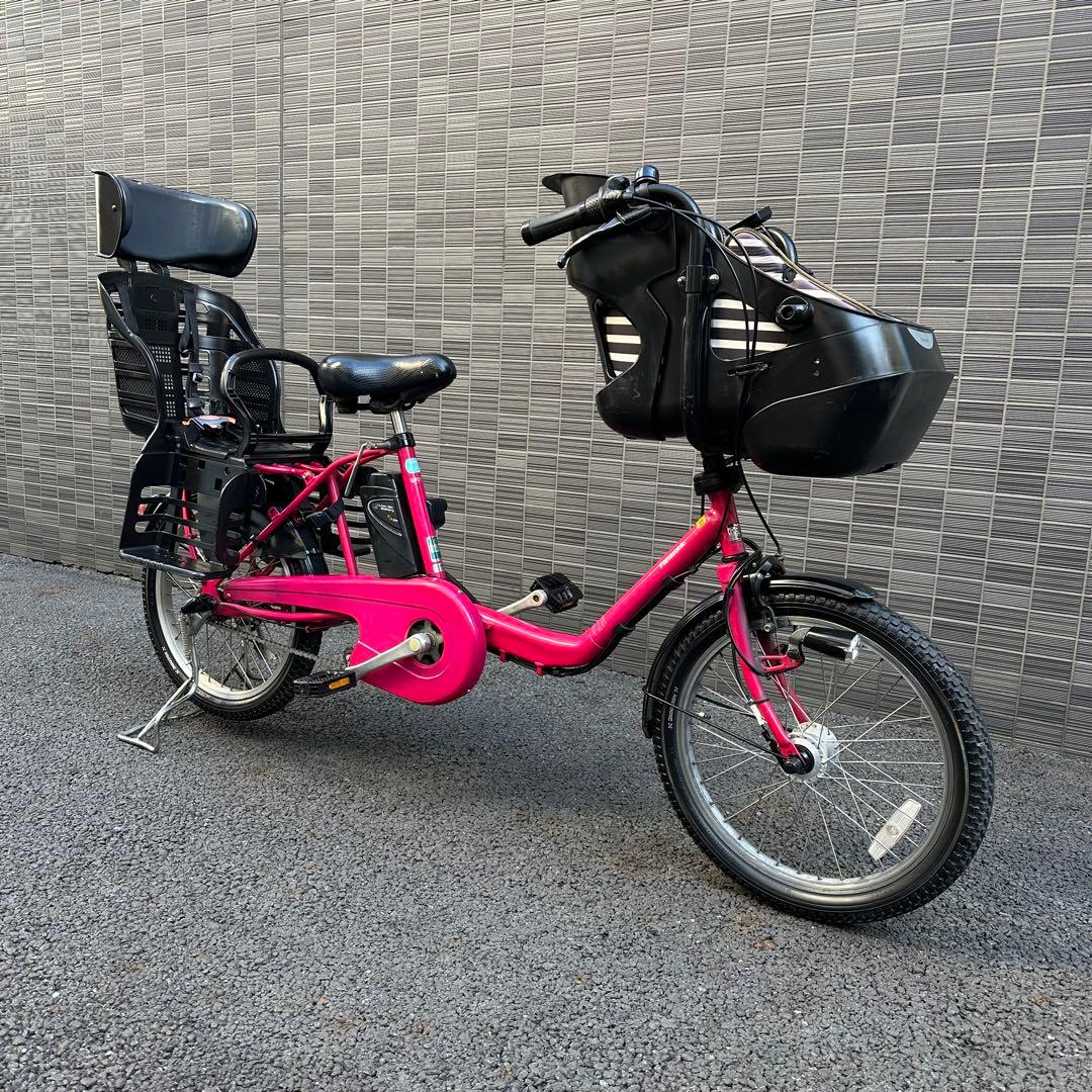 sakoパナソニック　電動自転車ギュット20インチ　前後チャイルドシート付