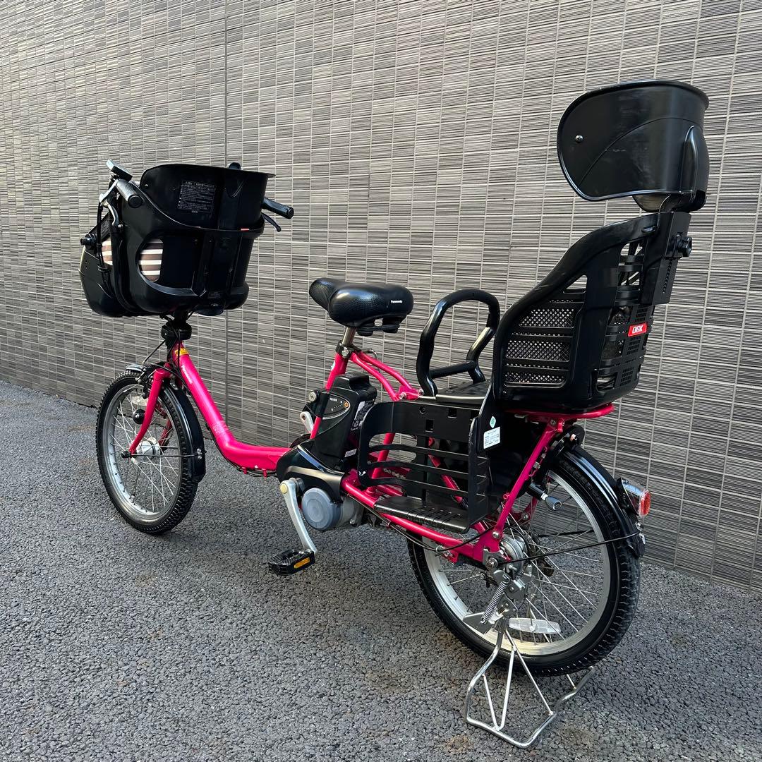 sakoパナソニック　電動自転車ギュット20インチ　前後チャイルドシート付