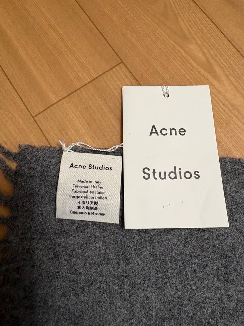 専用Acne Studios アクネステュディオス マフラー チャコールグレー