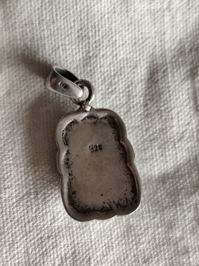 アクセサリー Vintage Turquoise silver925 Pendanttop