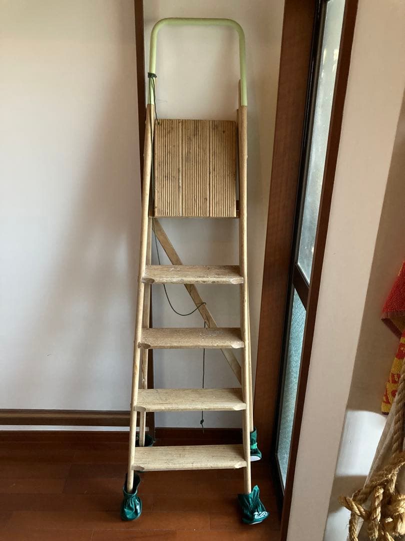 アンティークラダー 木製脚立 PIONEER SUPER STEPS