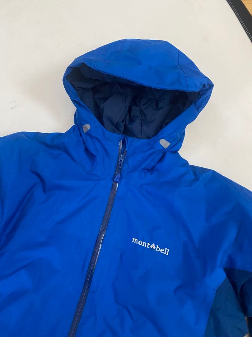 モンベル mont-bell 中綿 パウダーステップパーカ 160 美品