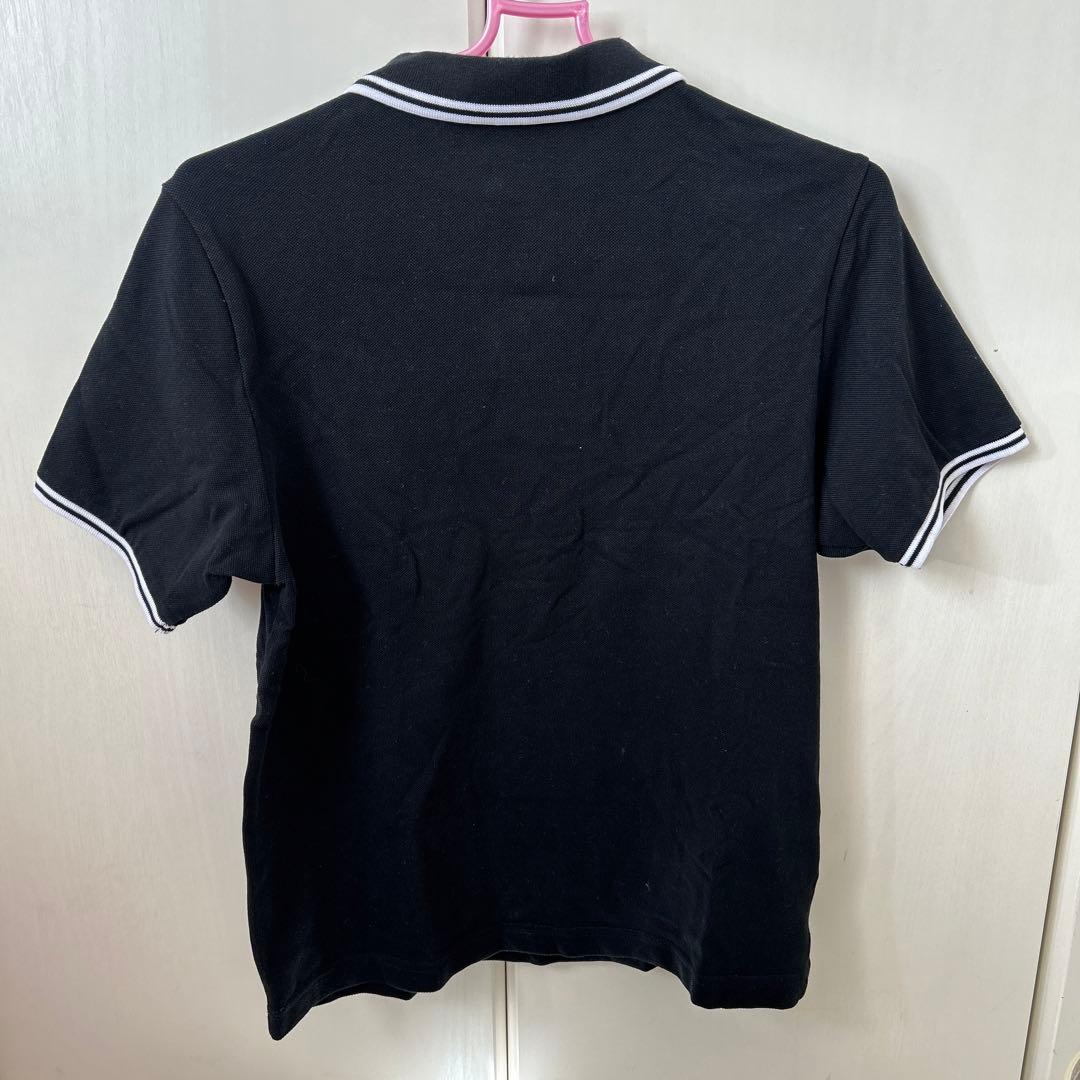 FRED PERRY レディース ブラック ポロシャツ UK 10
