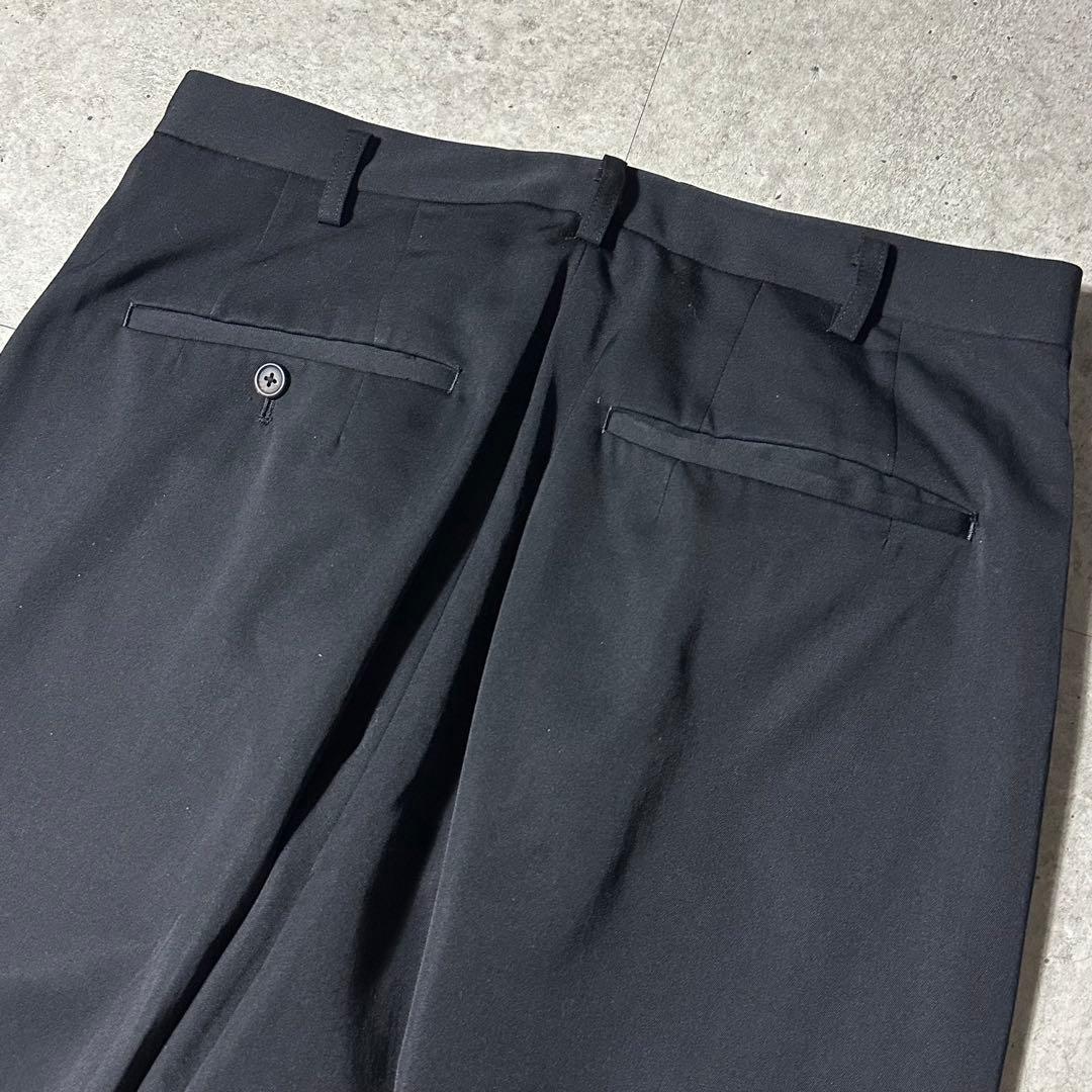 Y's for men 90s 黒 ウールギャバ セットアップ 4ボタン ワイド