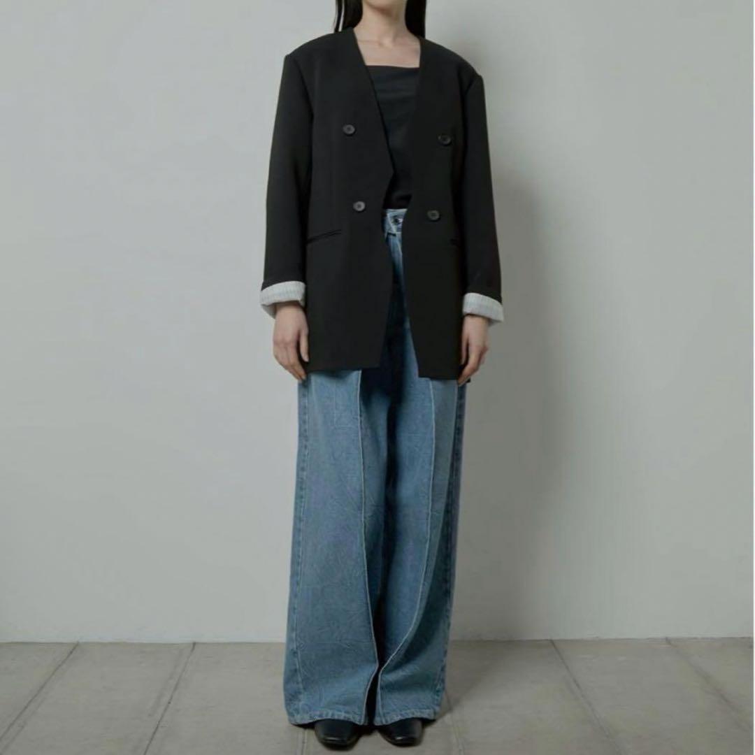 新品未使用タグ付きLE CIEL BLEU Curve Line Blazer