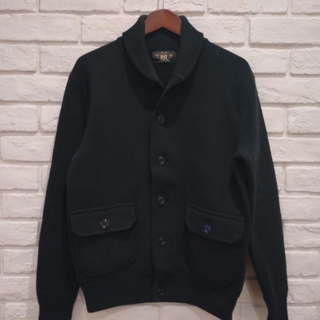 【美品】RRL COTTON SWEATER JACKET SIZE : S