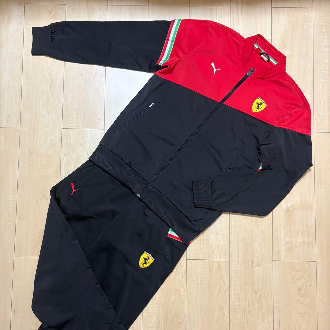 【美品】PUMA×FERRARI 上下セット　セットアップ Lサイズ