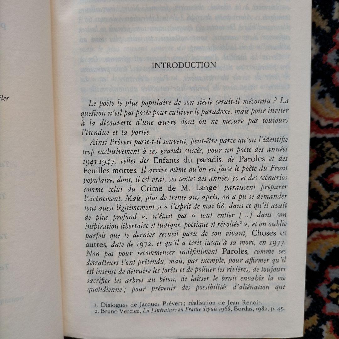 Jacques Prevert Oevres Completes I,II 2冊