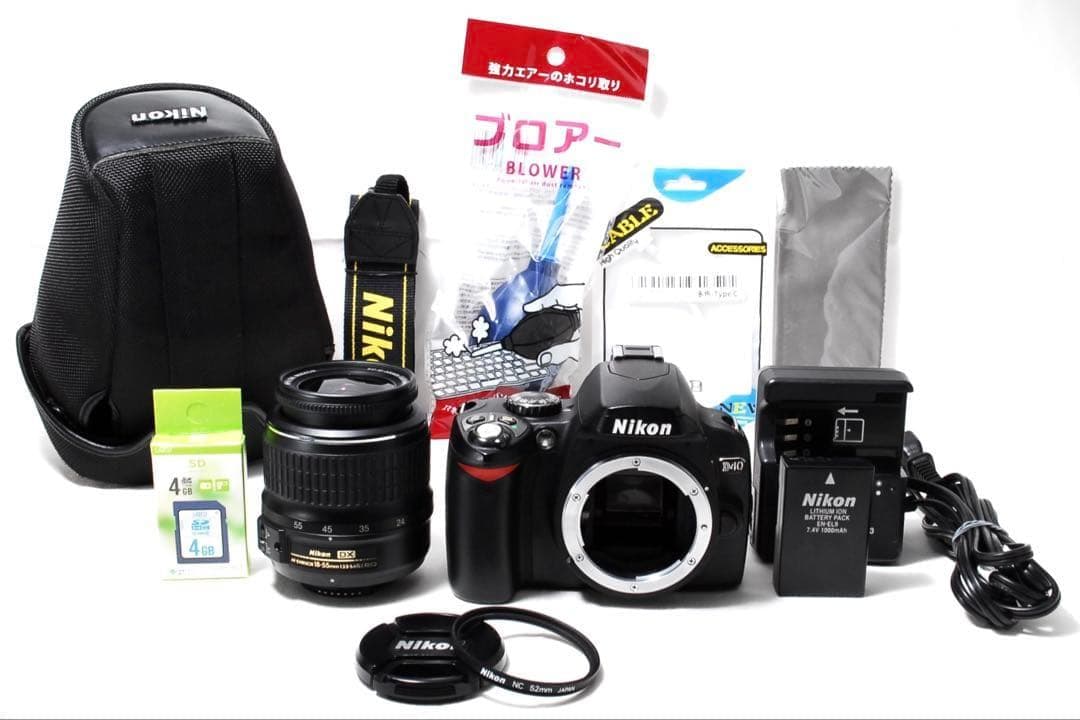 定番機✨初心者オススメセットNikon D40 レンズキット スマホ転送✨