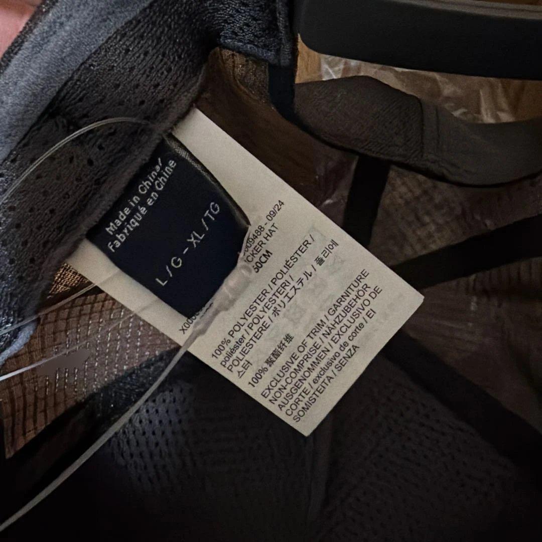 ARC'TERYX ブラック メッシュキャップ