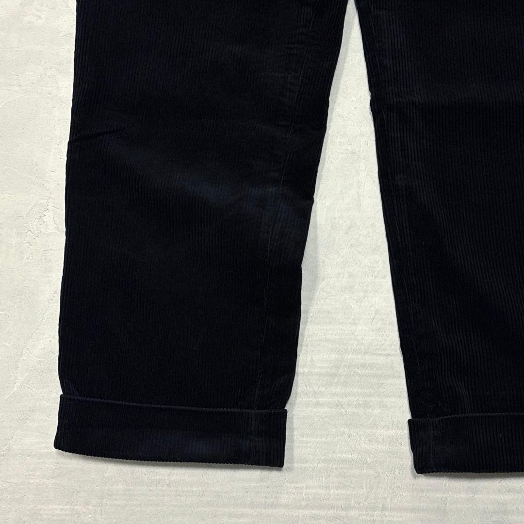 新品25AW ポロラルフローレン コーデュロイパンツ ブラック リラックスFIT