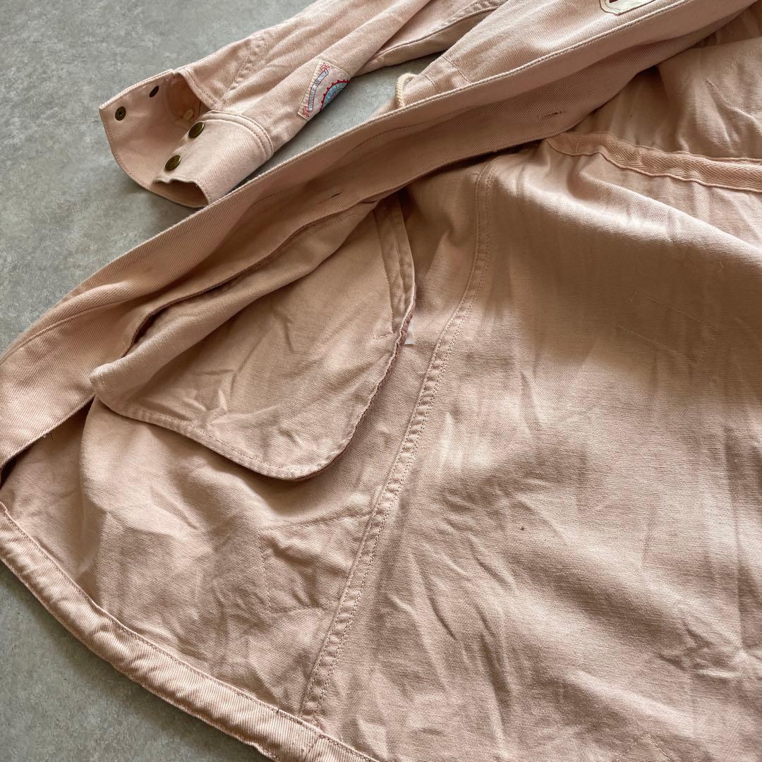 美品【定価5万】pinkhouse chelsea ピンクモッズコート ファー付