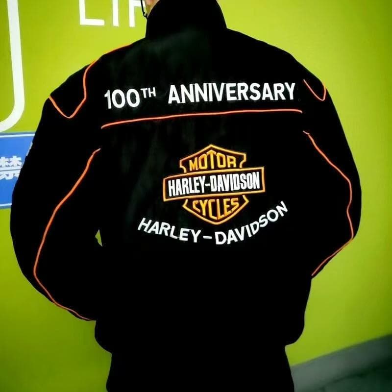 Harley-Davidson ジャンパー ブルゾン 刺繍 中綿 男女兼用