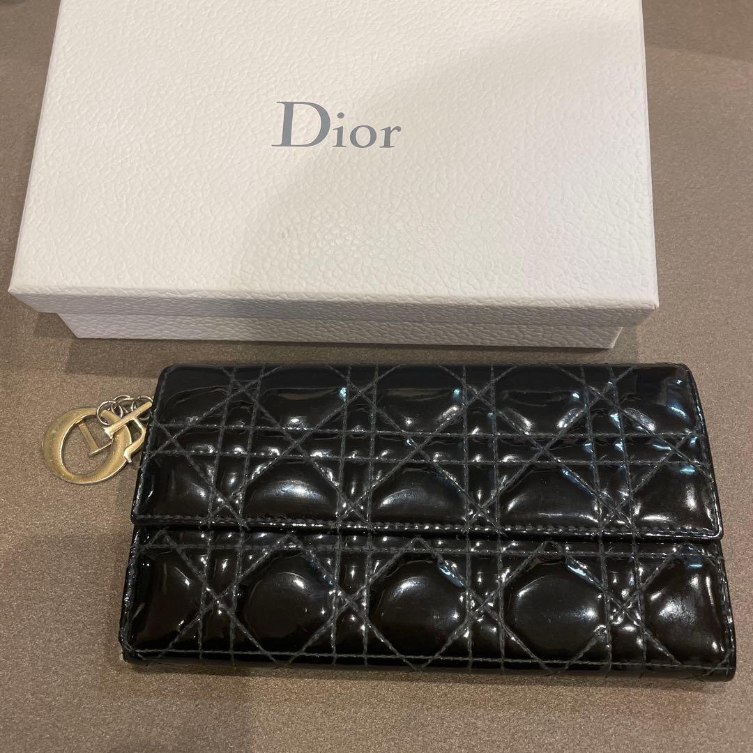 【Christian dior】ロータス二つ折り財布