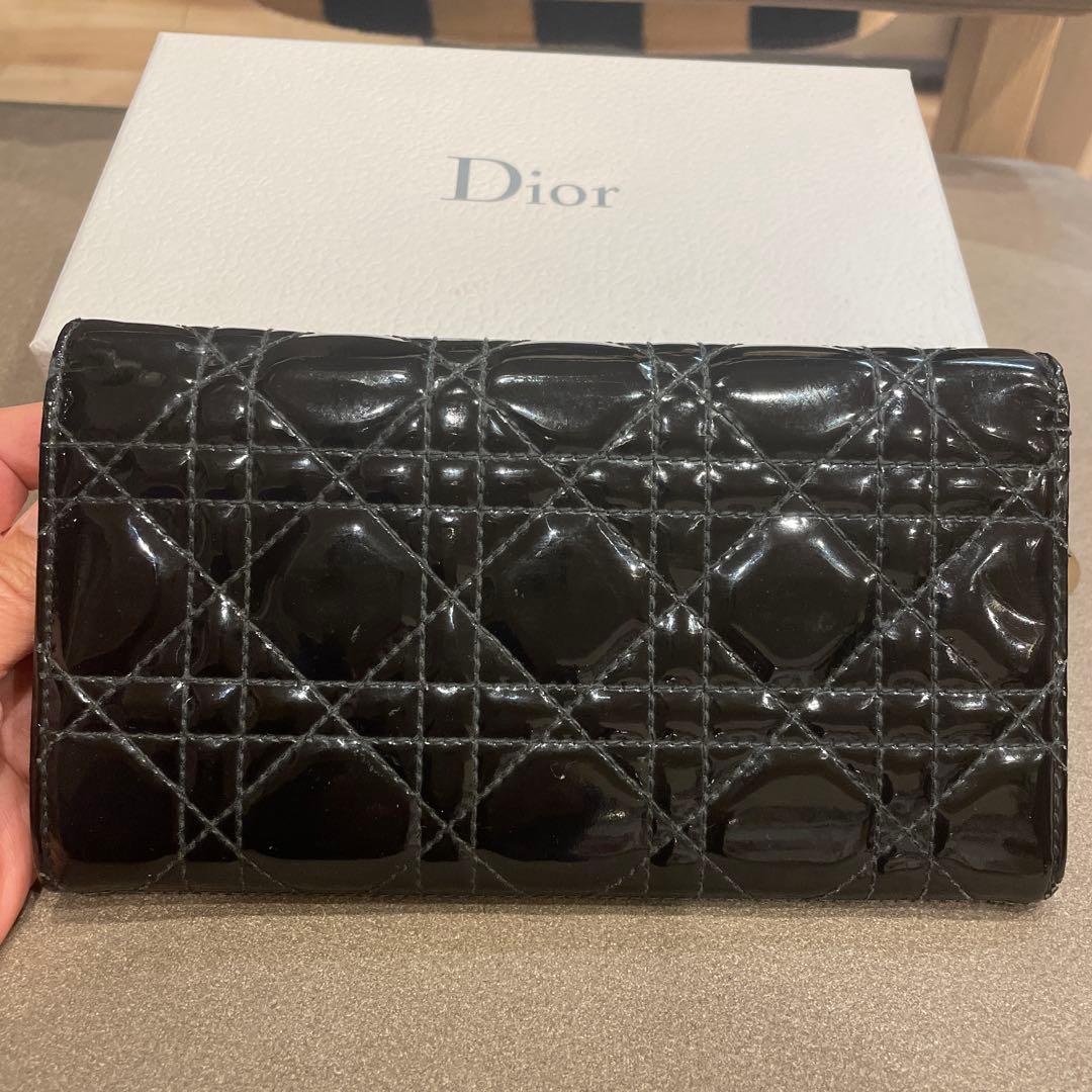 【Christian dior】ロータス二つ折り財布