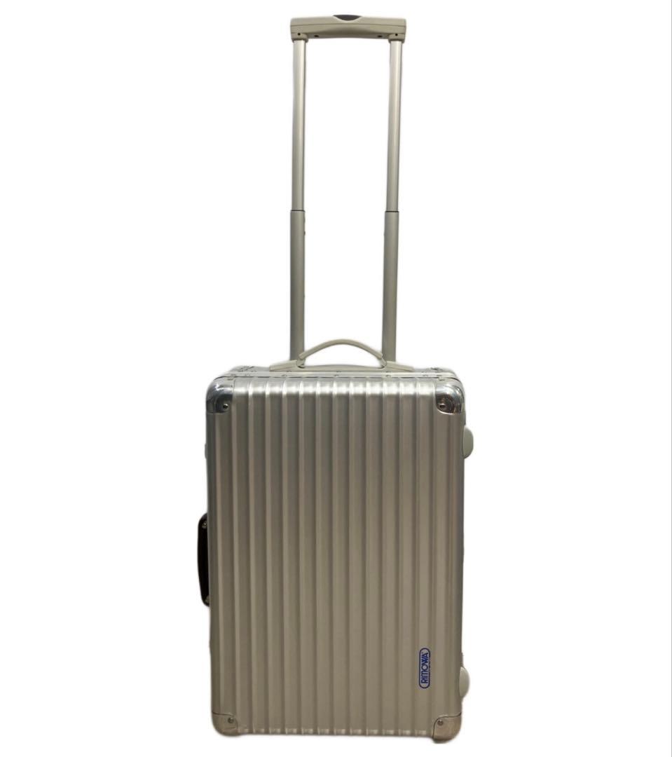 希少 青ロゴ RIMOWA クラシックフライト キャビンs 機内持ち込み 美品