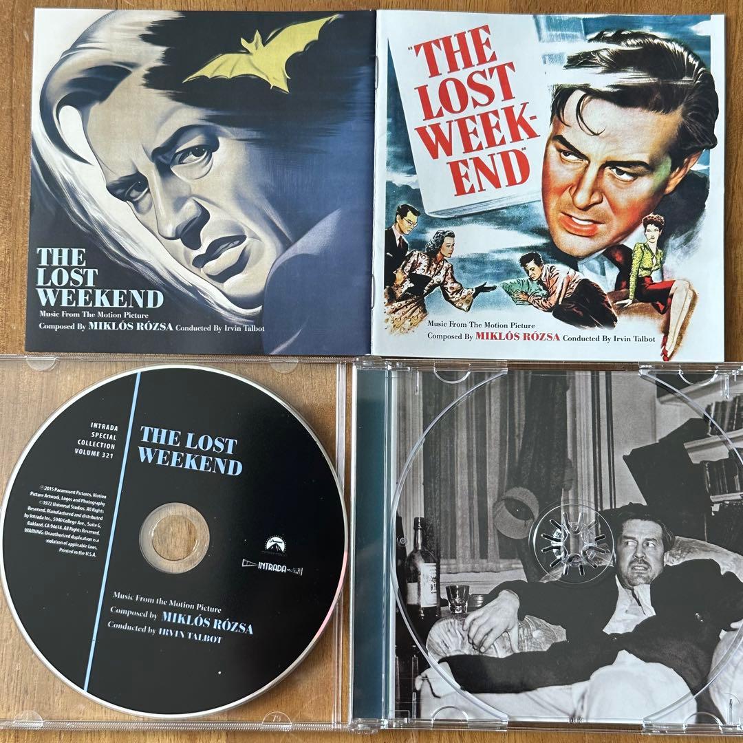 CD 映画「失われた週末」1945 サントラ　ミクロス・ロージャ
