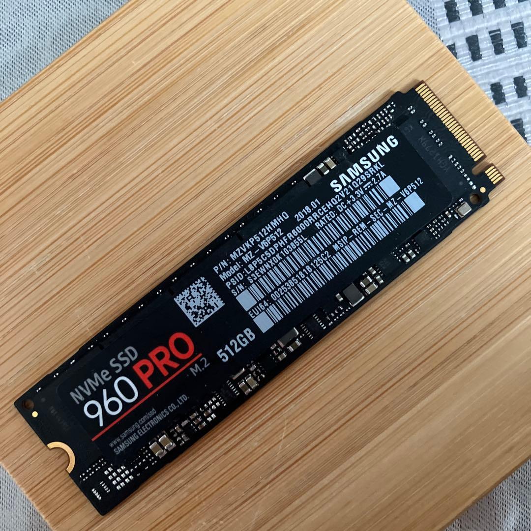 内蔵型SSD Samsung NVMe 512GB SSD M.2 2280