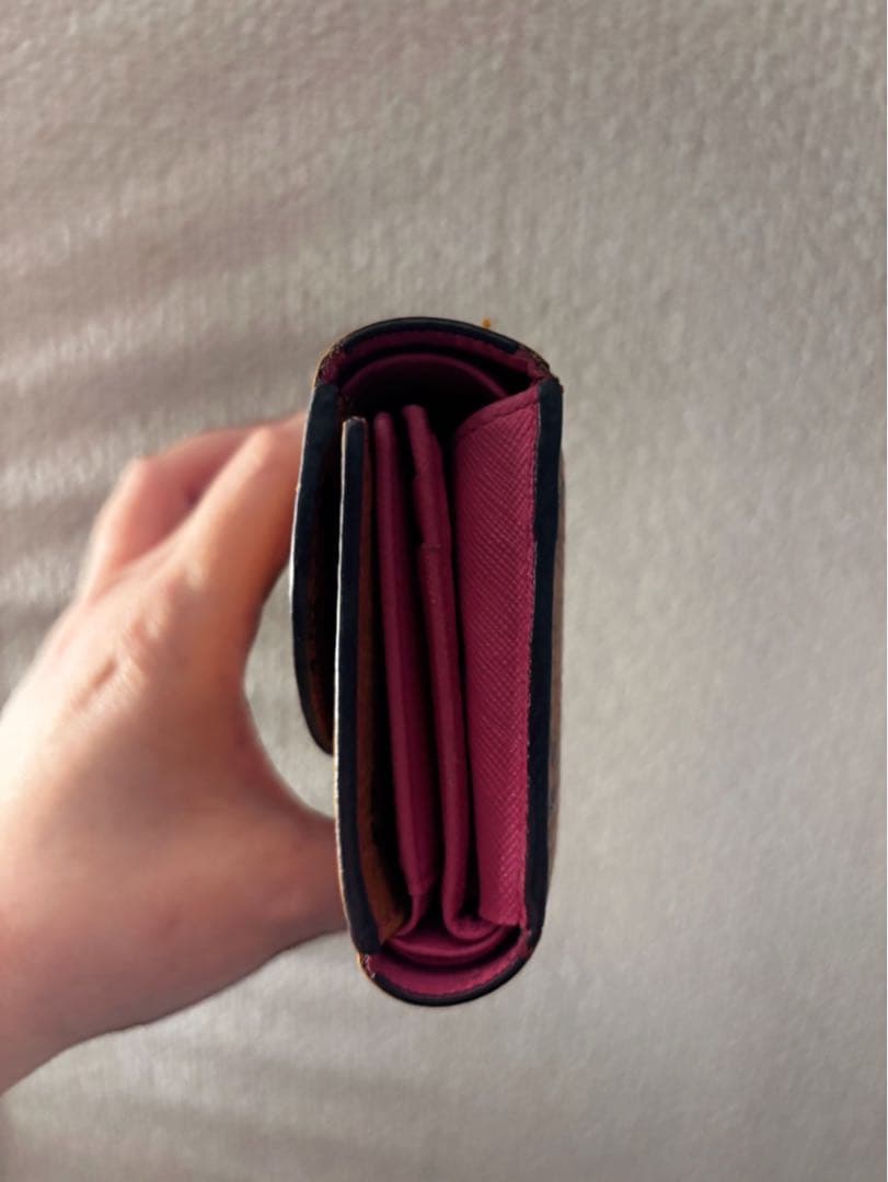 【3/20迄】MCM 三つ折り財布 ブラウン