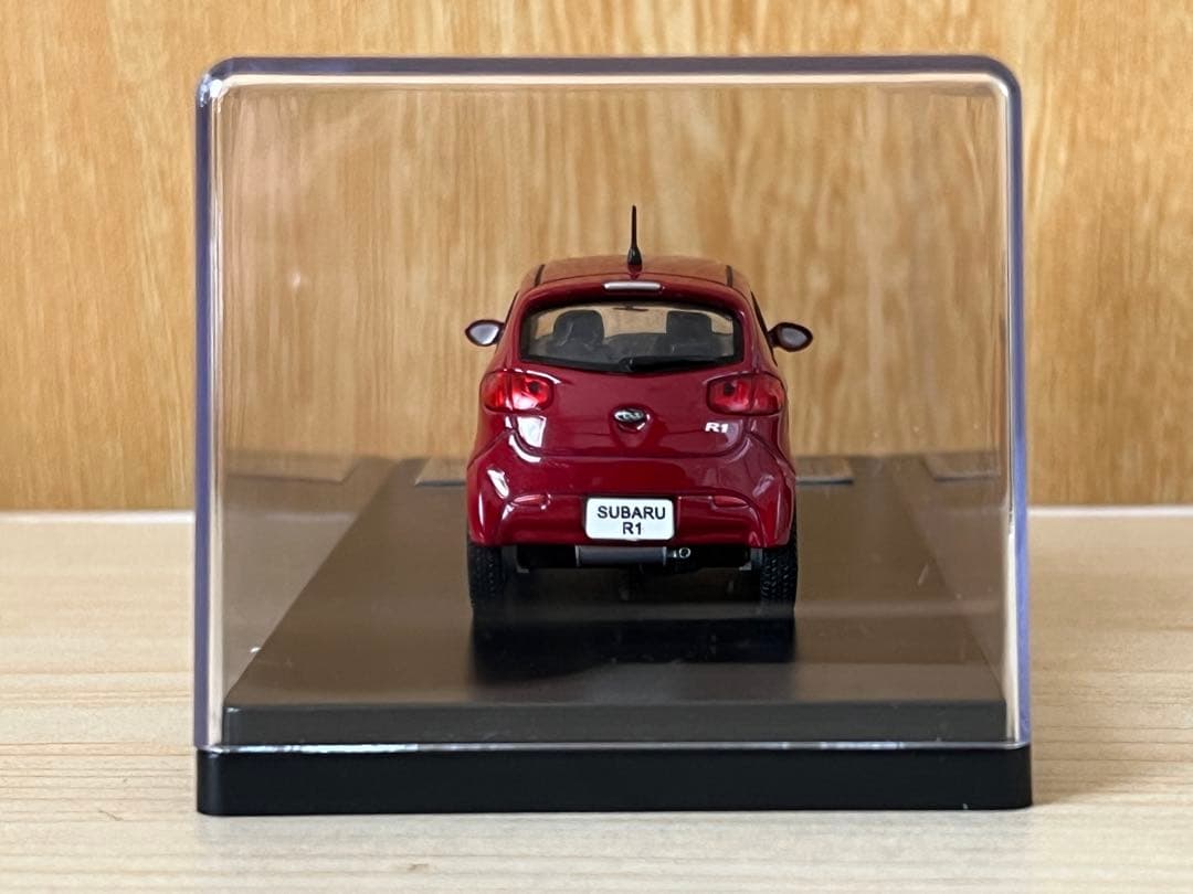 国産名車　SUBARU R1 カスタムケース+プレート