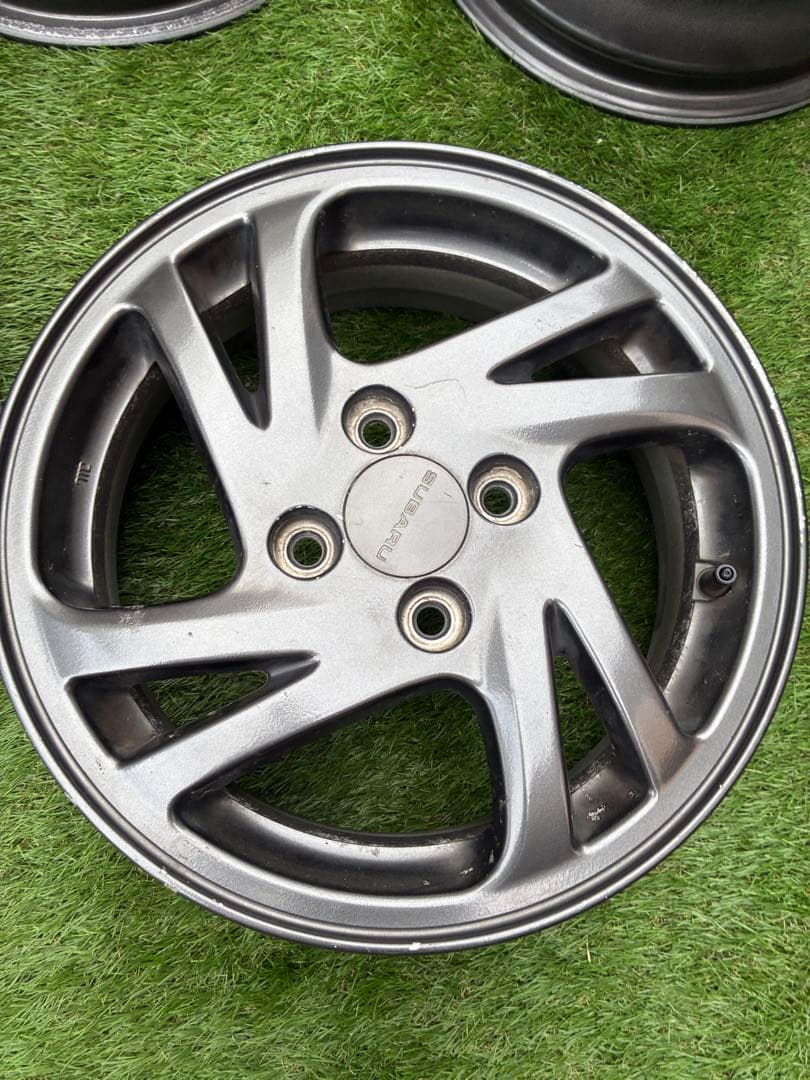 SUBARU プレオ RS 純正 14インチ 5J PCD100 +45流用等に