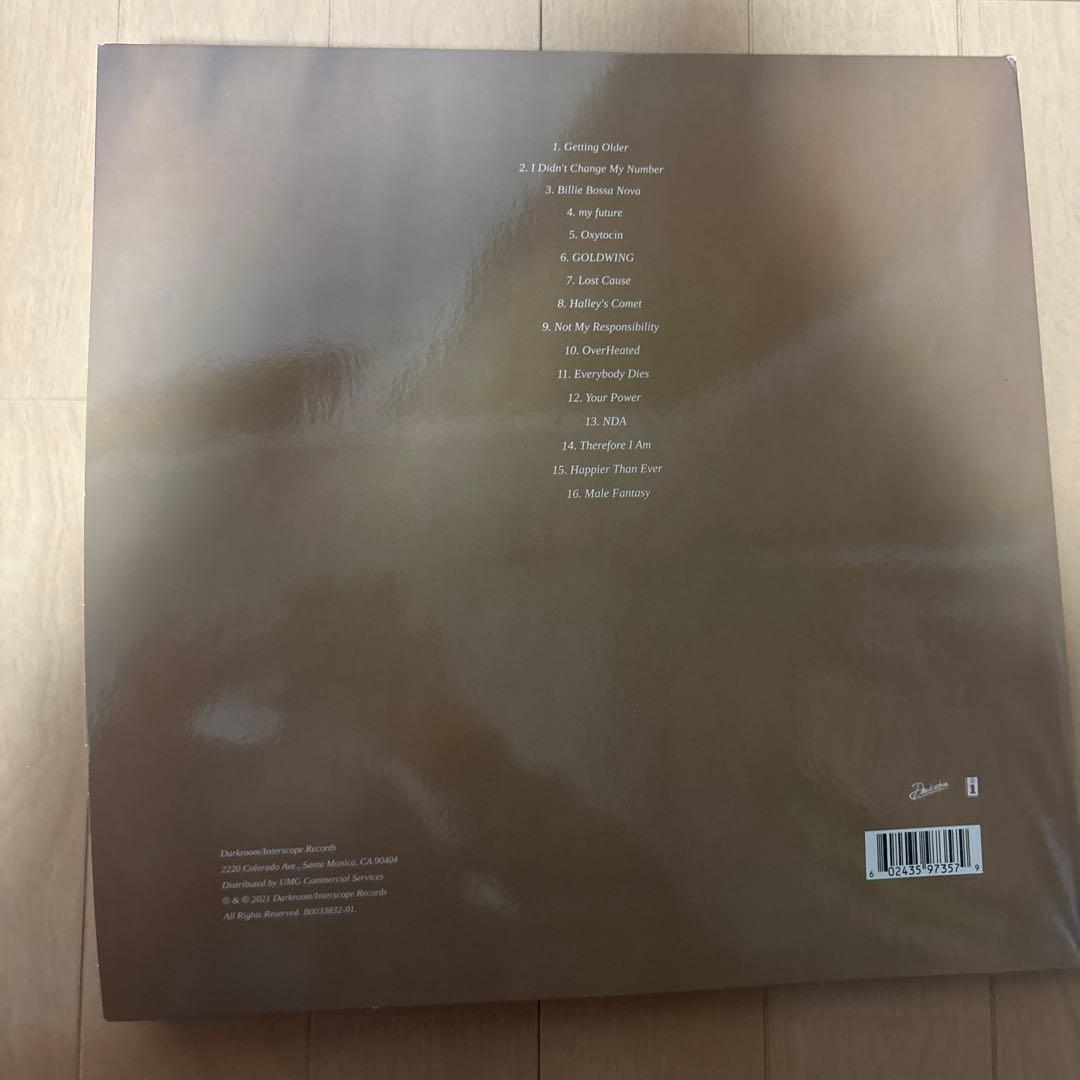 ビリーアイリッシュ Happier Than Ever 水色 レコード