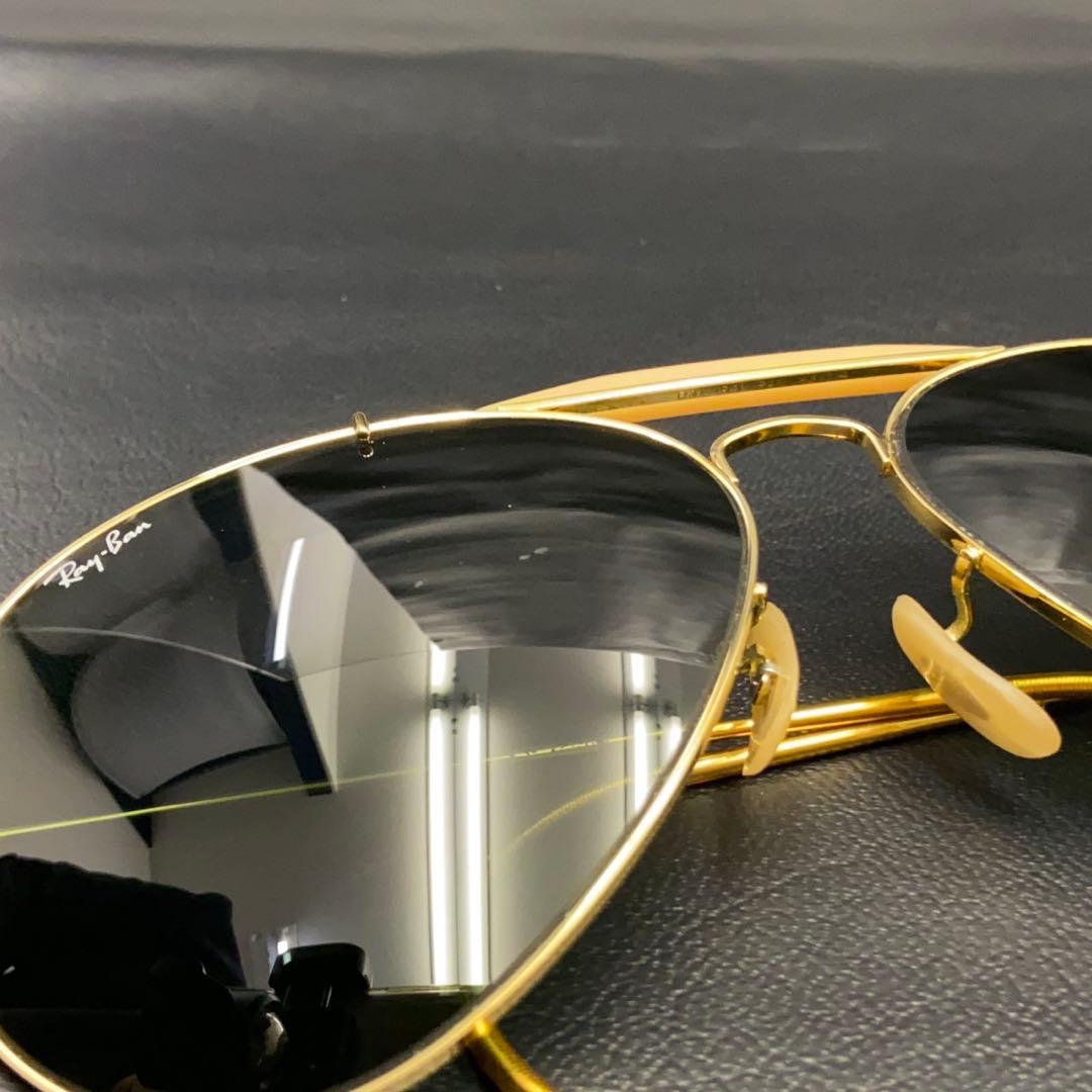 Ray-Ban レイバン B&L刻印 アウトドアーズマン ゴールド サングラス