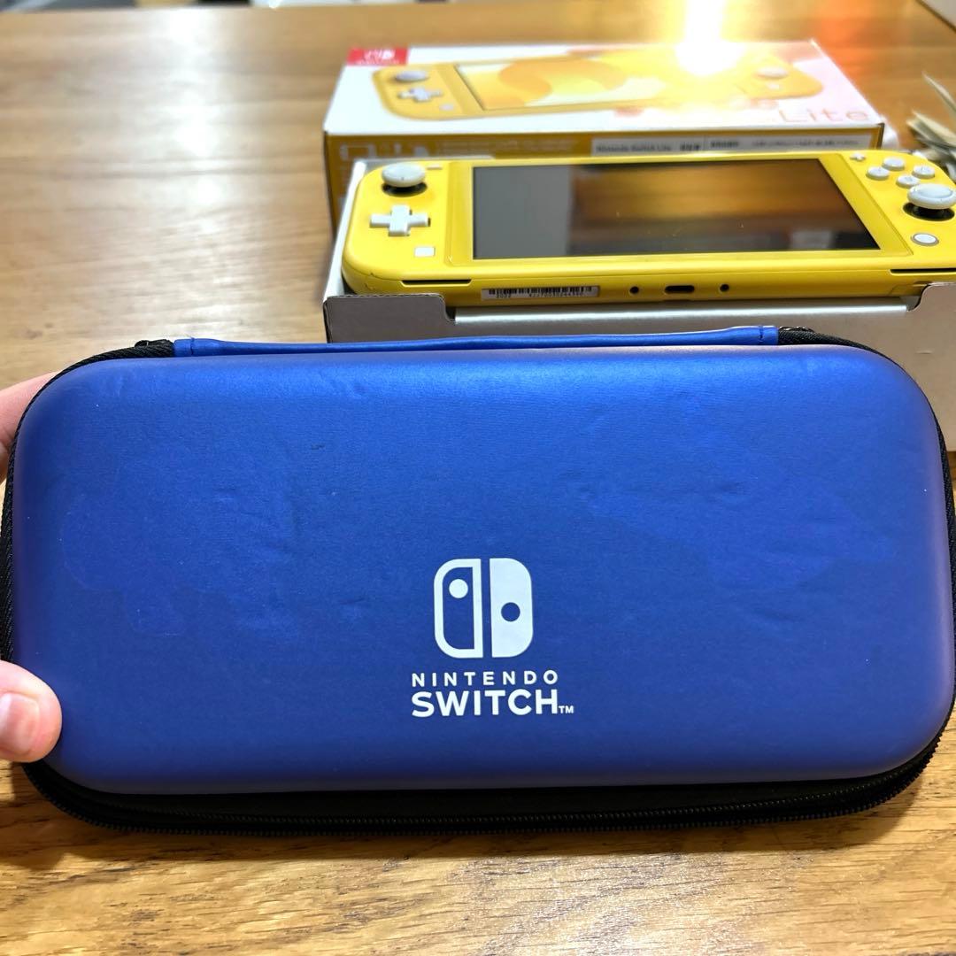 Nintendo Switch Lite イエロー 本体　ケース付き