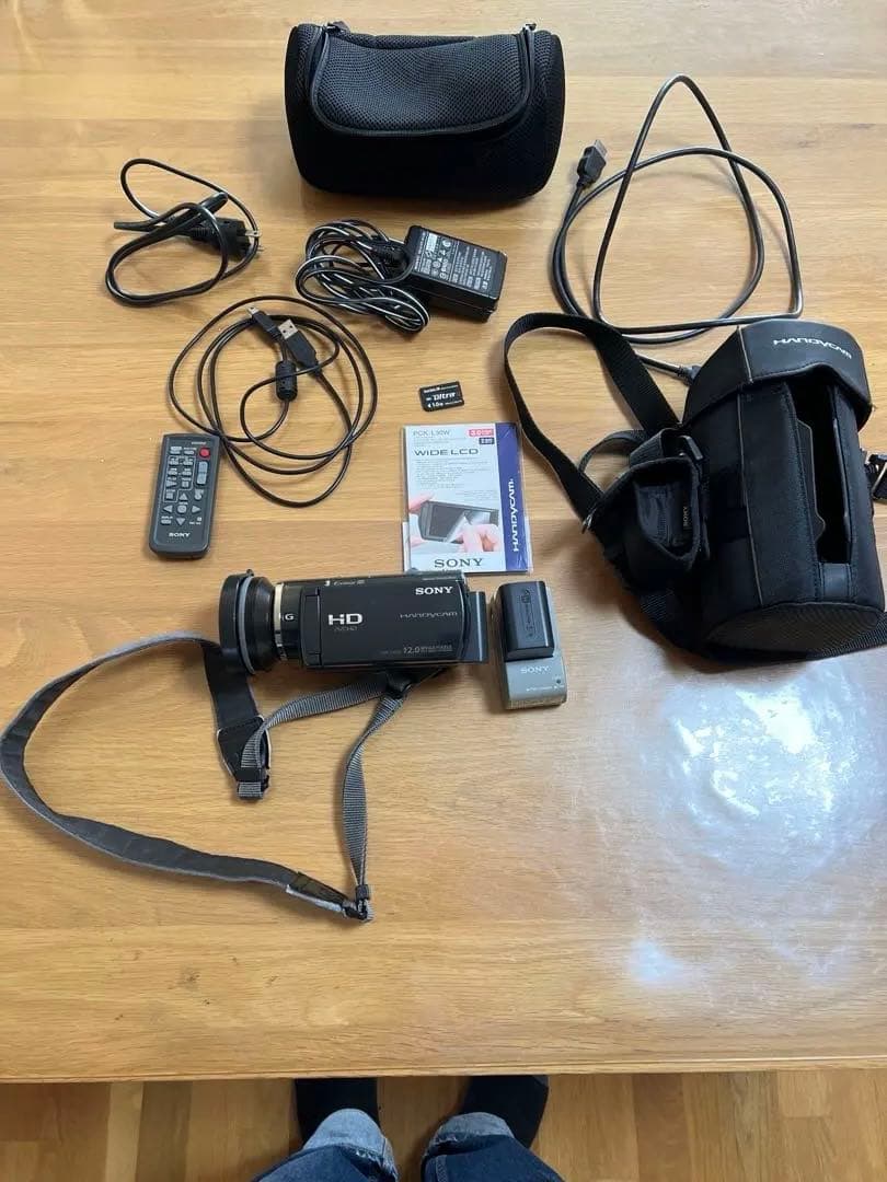 Sony CX520V HDビデオカメラ 本体 + 付属品