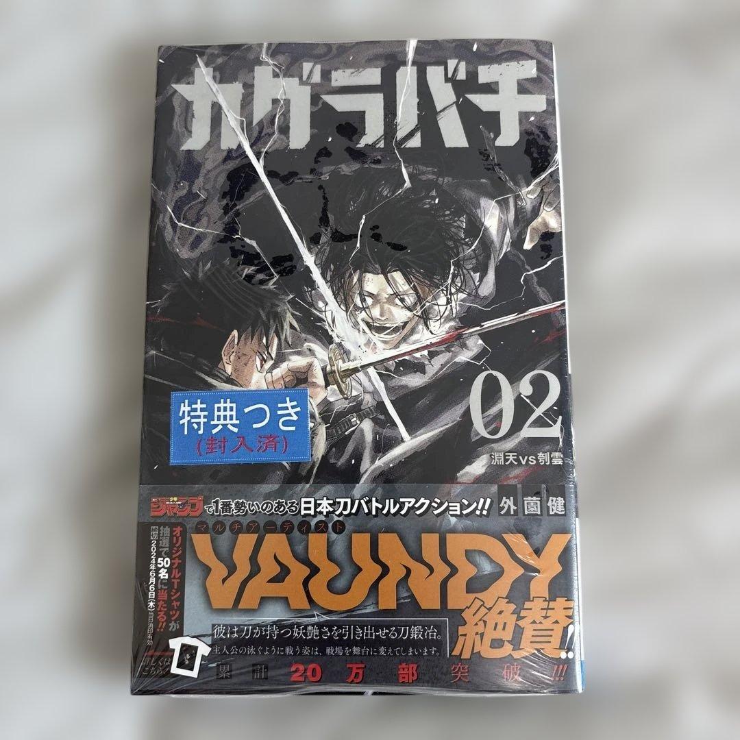 カグラバチ 2巻 初版 アニメイト 特典 ポストカード付き　TSUTAYA 特典