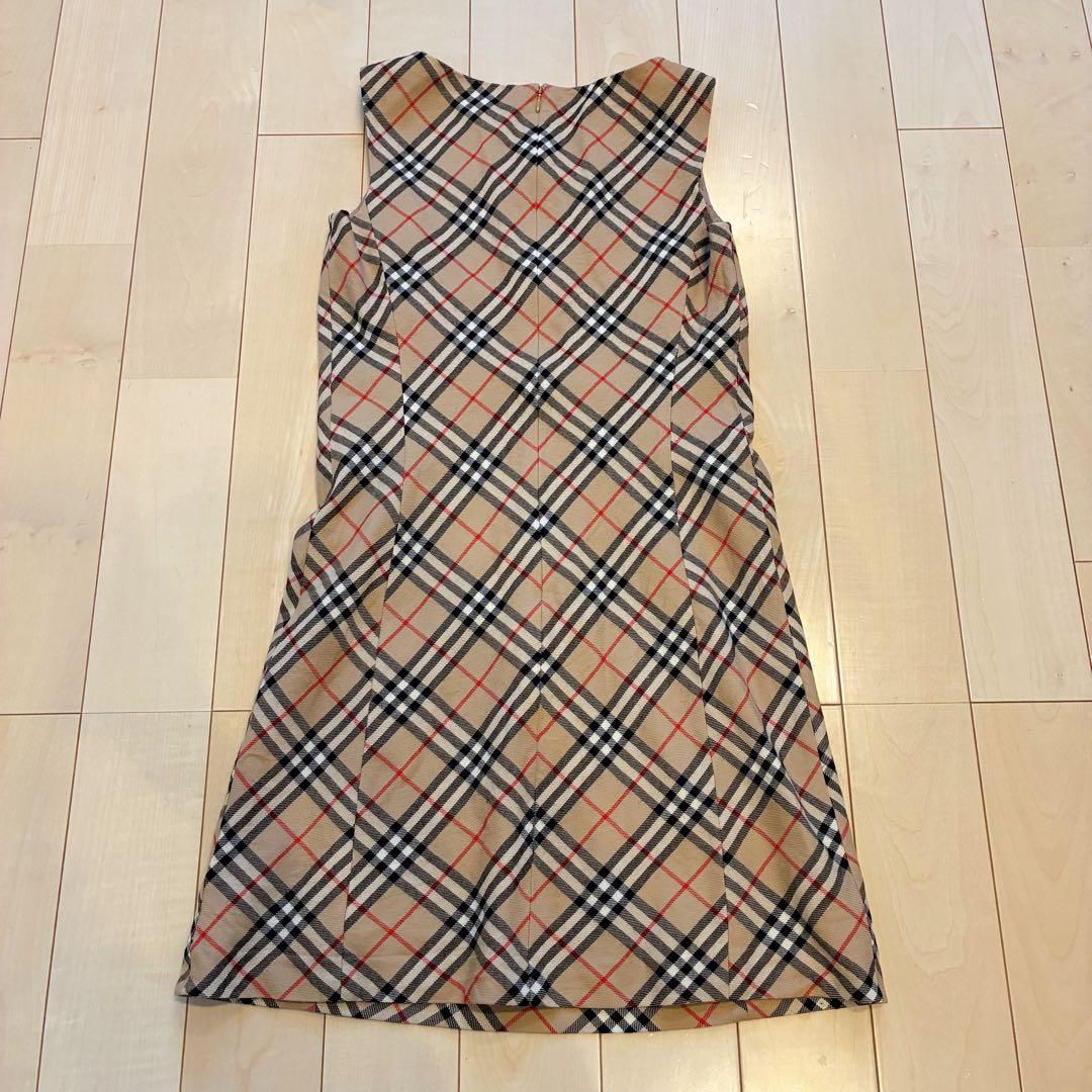 BURBERRY バーバリーブルーレーベル ノバチェックワンピース ノースリーブ