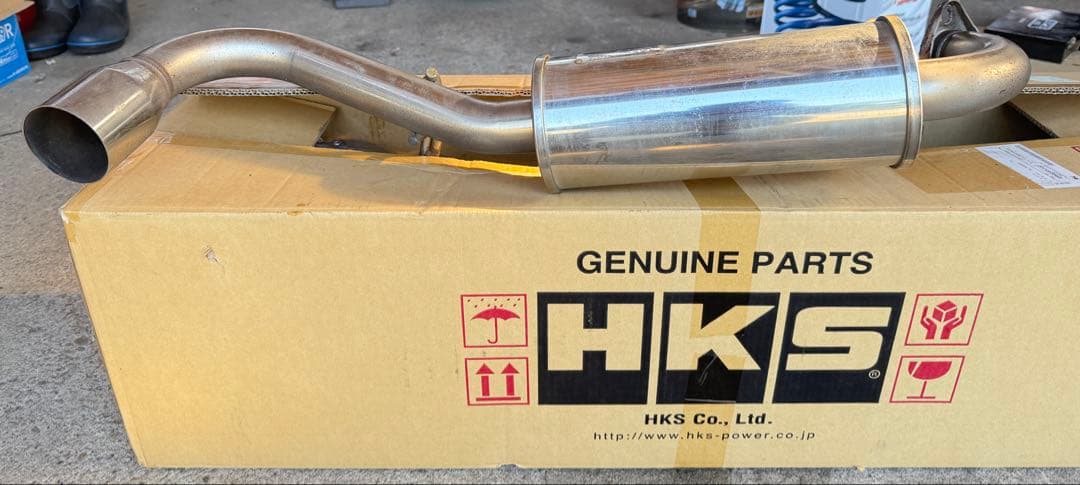 JB74シエラ　 HKS ステンレス マフラー 中古