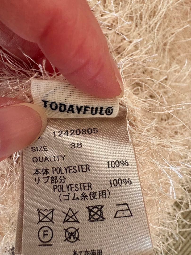 スカート TODAYFUL Shaggy Knit Skirt 38