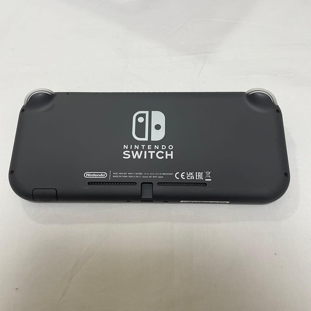 【美品】 Nintendo Switch Lite グレー 箱 AC付き