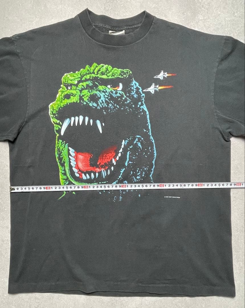 90s ゴジラ Tシャツ XL 1997 バックプリント シングルステッチ