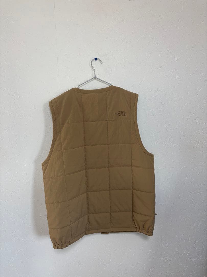 THE NORTH FACE ベージュ キルティングベスト L