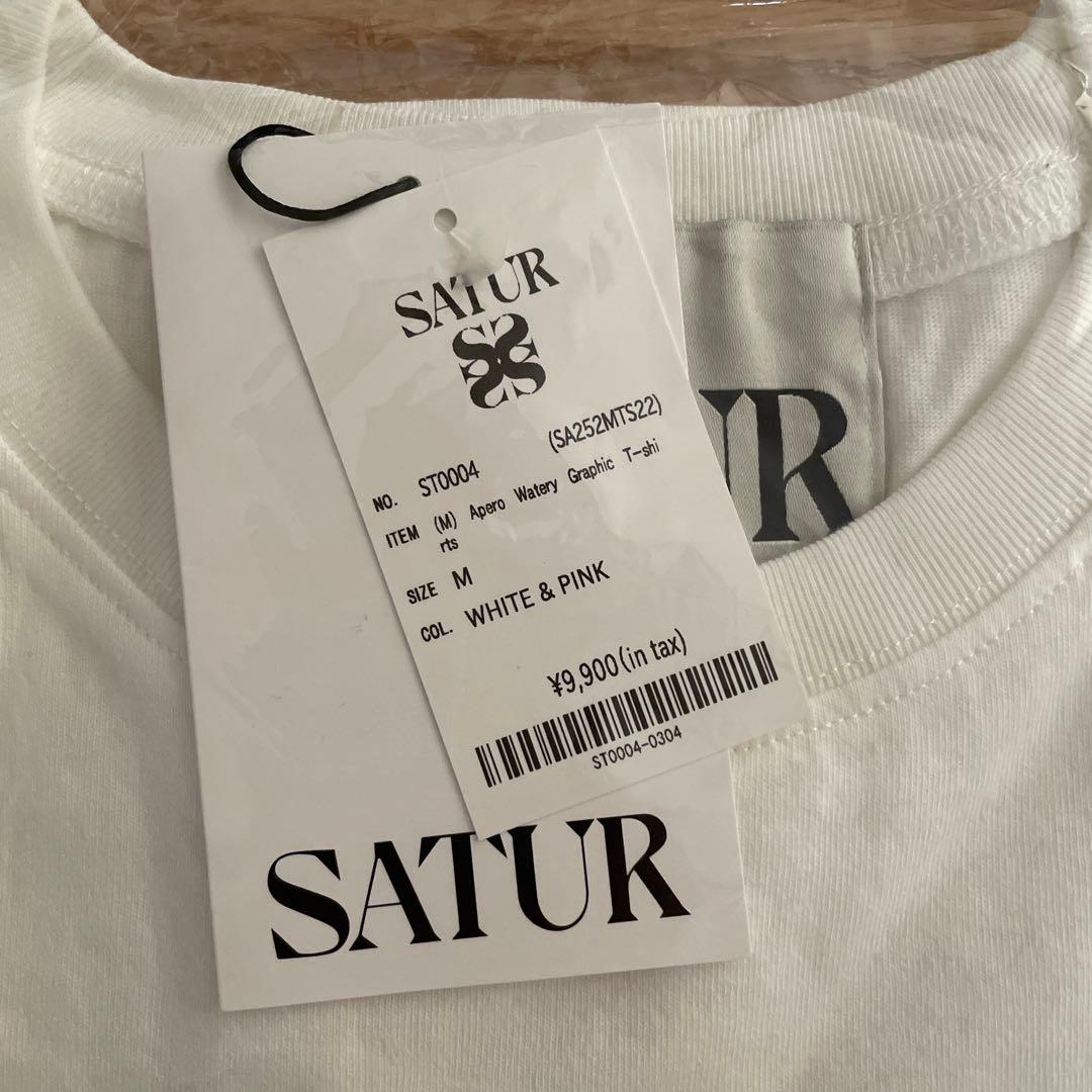 SATUR アグロ ウェイスト グラフィック Tシャツ M