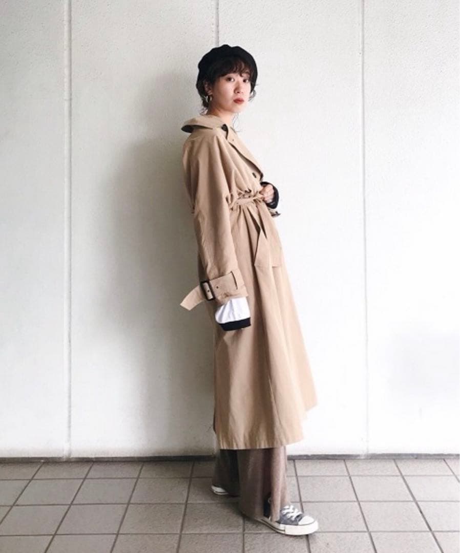 todayful ロングトレンチコート　38