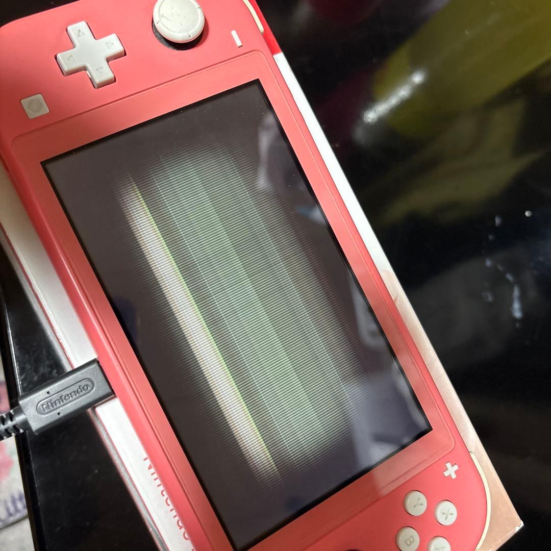 ジャンク品Nintendo Switch Lite ピンク
