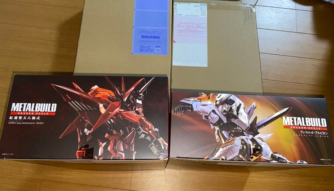 L BUILD メタルビルド　紅蓮聖天八極式& ランスロット・アルビオン