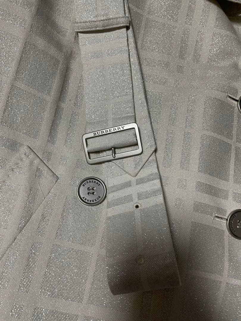 BURBERRY ラメ入りコート