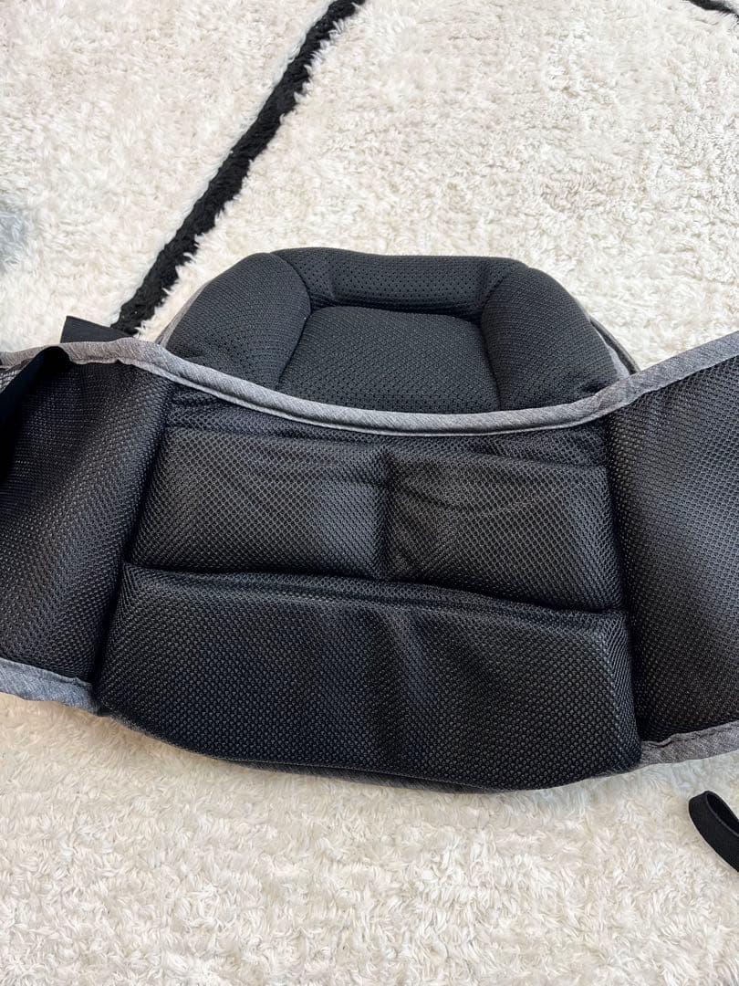 美品　 ポルバン プライム　 抱っこ紐　 ヒップシート　メランジグレー