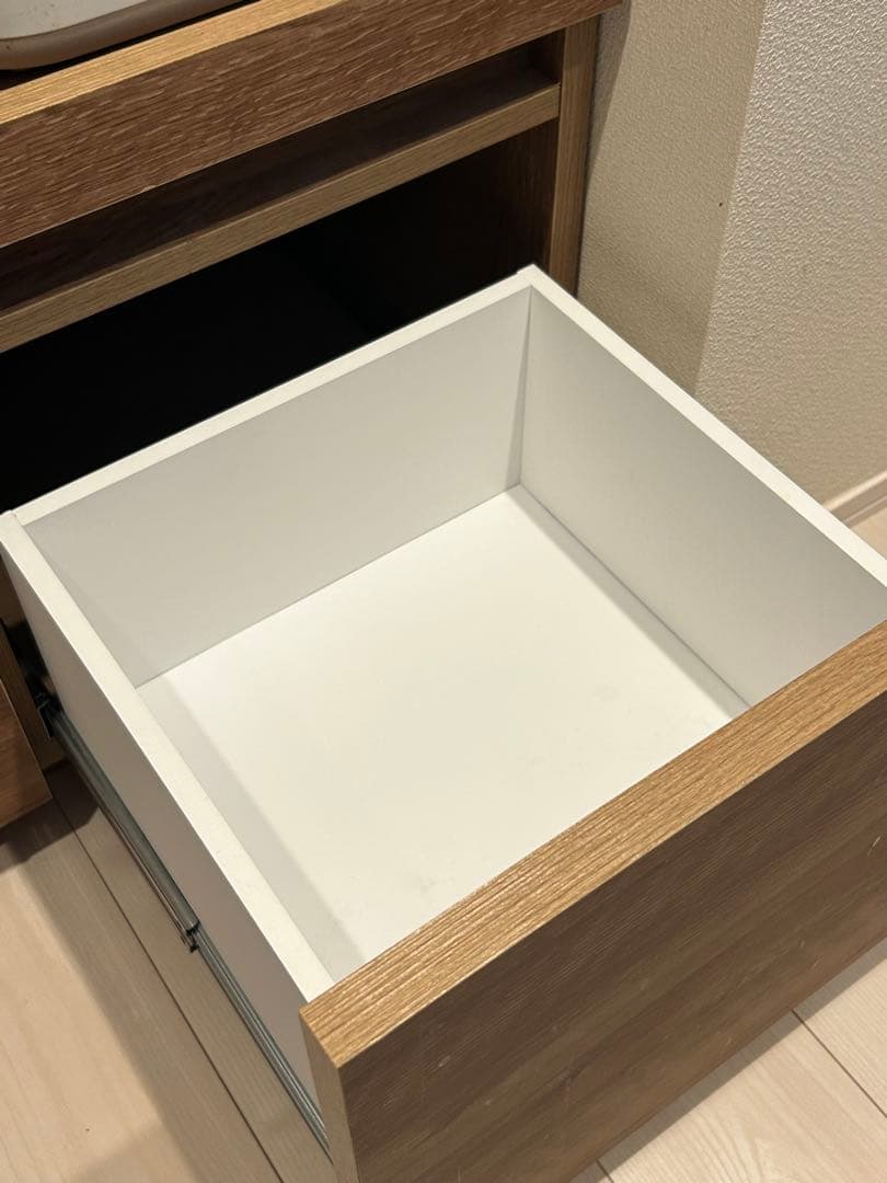 LOWYA ロウヤ 食器棚 キッチンボード 木目調