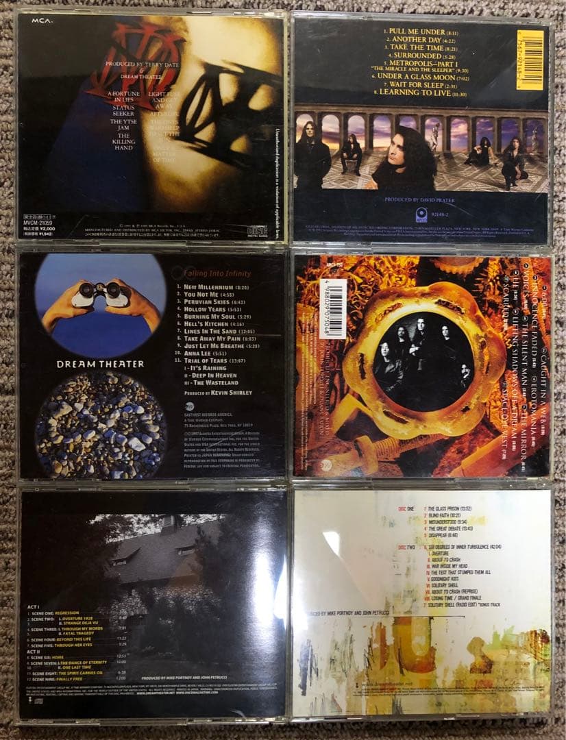 Dream Theater CD6枚セット