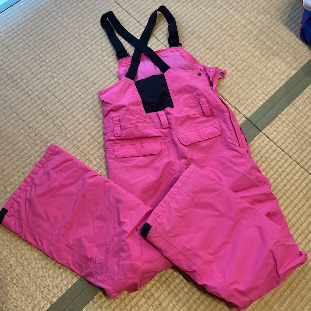 BURTON 子ども用スノーボードオーバーオール ピンク