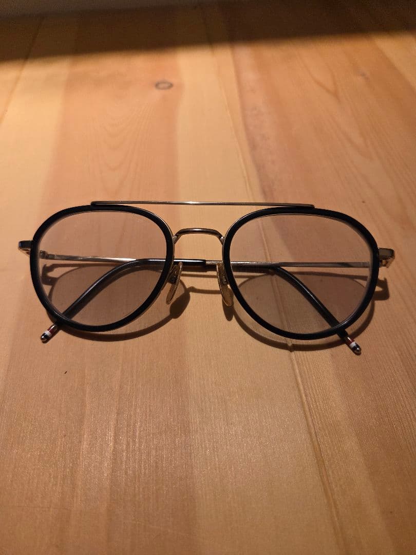 r*4様 THOM BROWNE サングラス TB-801-A-GLD-BLK-