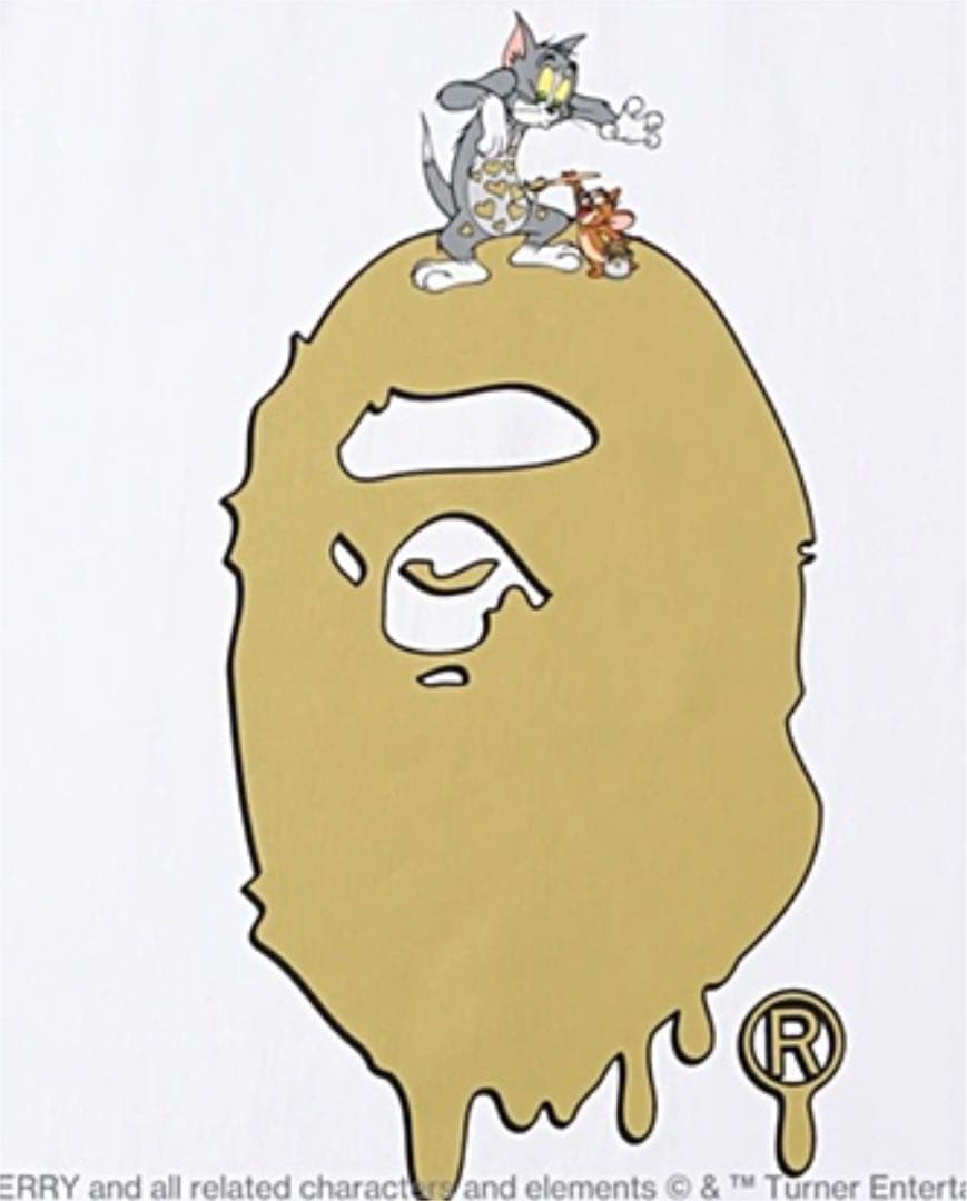 【希少】A BATHING APE×トムとジェリー 限定カラー Tシャツ